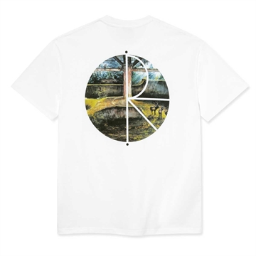 Polar Skate Co T-shirt Fill Logo Burnside 2084 White